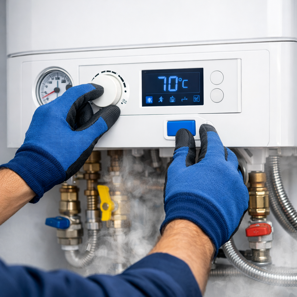 Boiler service process